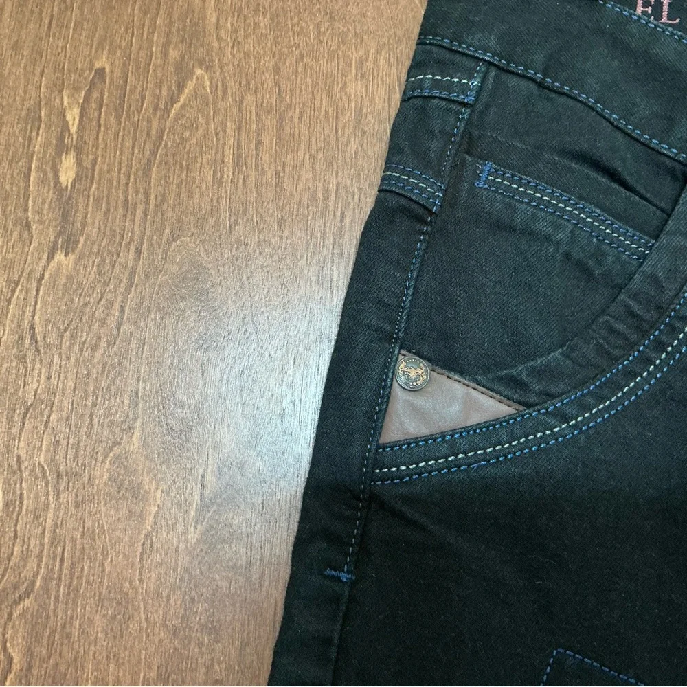 Mens Black Jeans Mens Black Denim Size 32x28 Bootcut